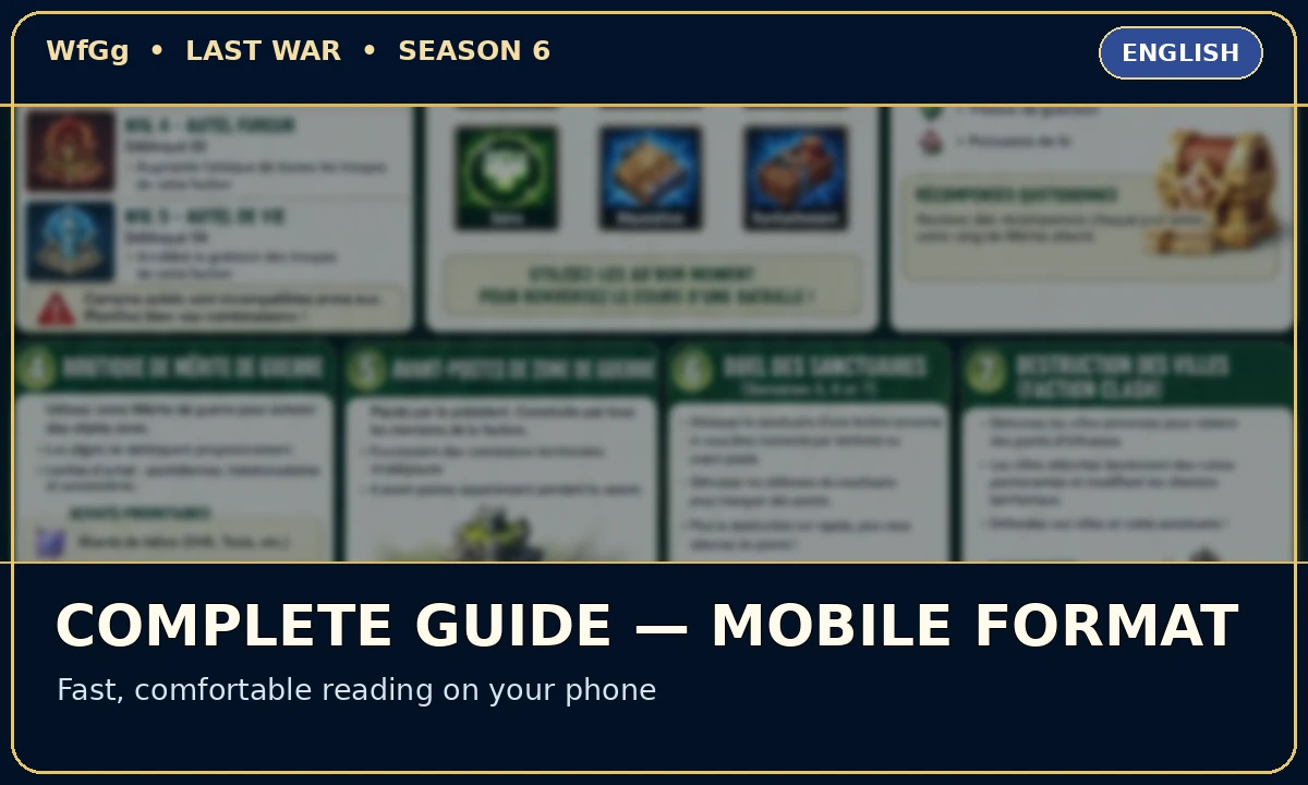 Complete guide — mobile format