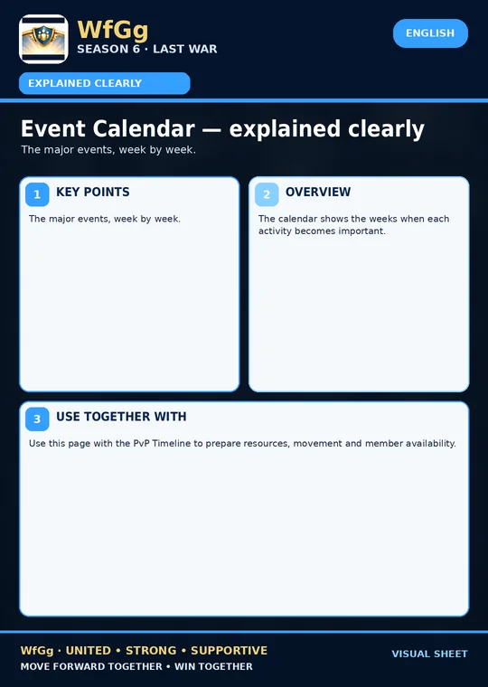 Event Calendar โ explained clearly